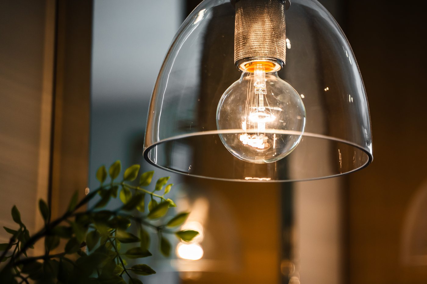 Pendant light fixture detail, Paradise Valley custom home